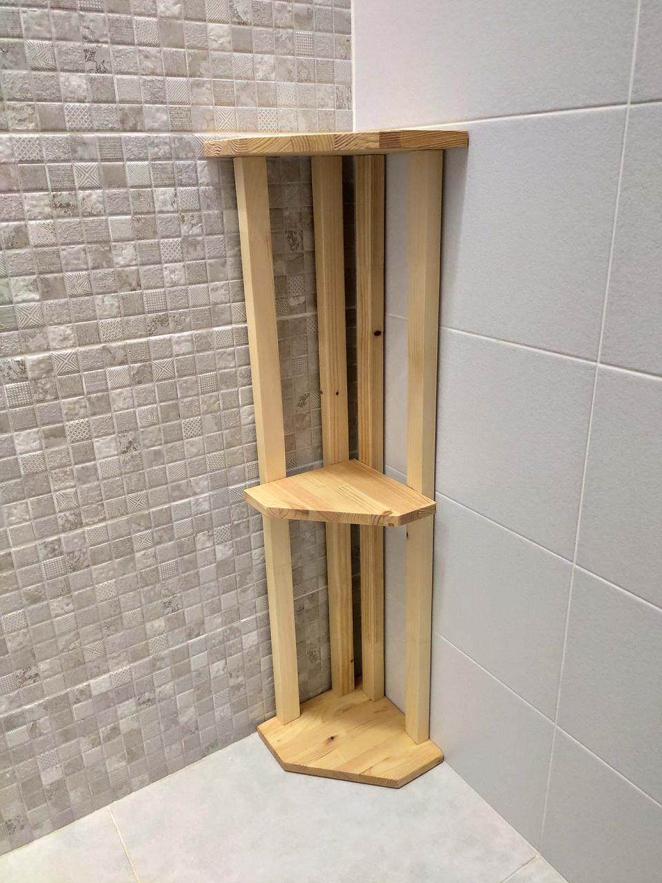 Угловая полка деревянная (2087895415) - фото 2