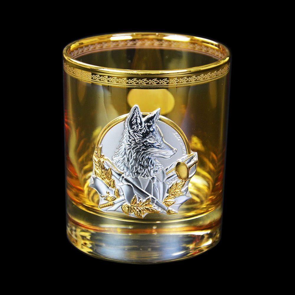 Набір склянок для віскі Boss Crystal Leader Gold зі срібними/золотими/платиновими накладками (BCR6Gart) - фото 3 Набір склянок для віскі Boss Crystal Leader Gold зі срібними/золотими/платиновими накладками (BCR6Gart) - фото 3