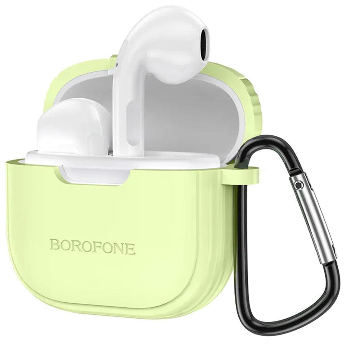 Наушники Borofone BW29 Charm true wireless BT headset Lemon Green