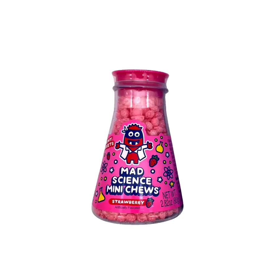 Конфеты жевательные Sweet Bandit Mad Science Strawberry 48 г (2087941965)