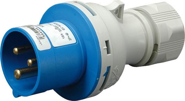 Вилка силова кабельна ETI EV-3232 IP44 32A 230V 2P+PE (4482019)