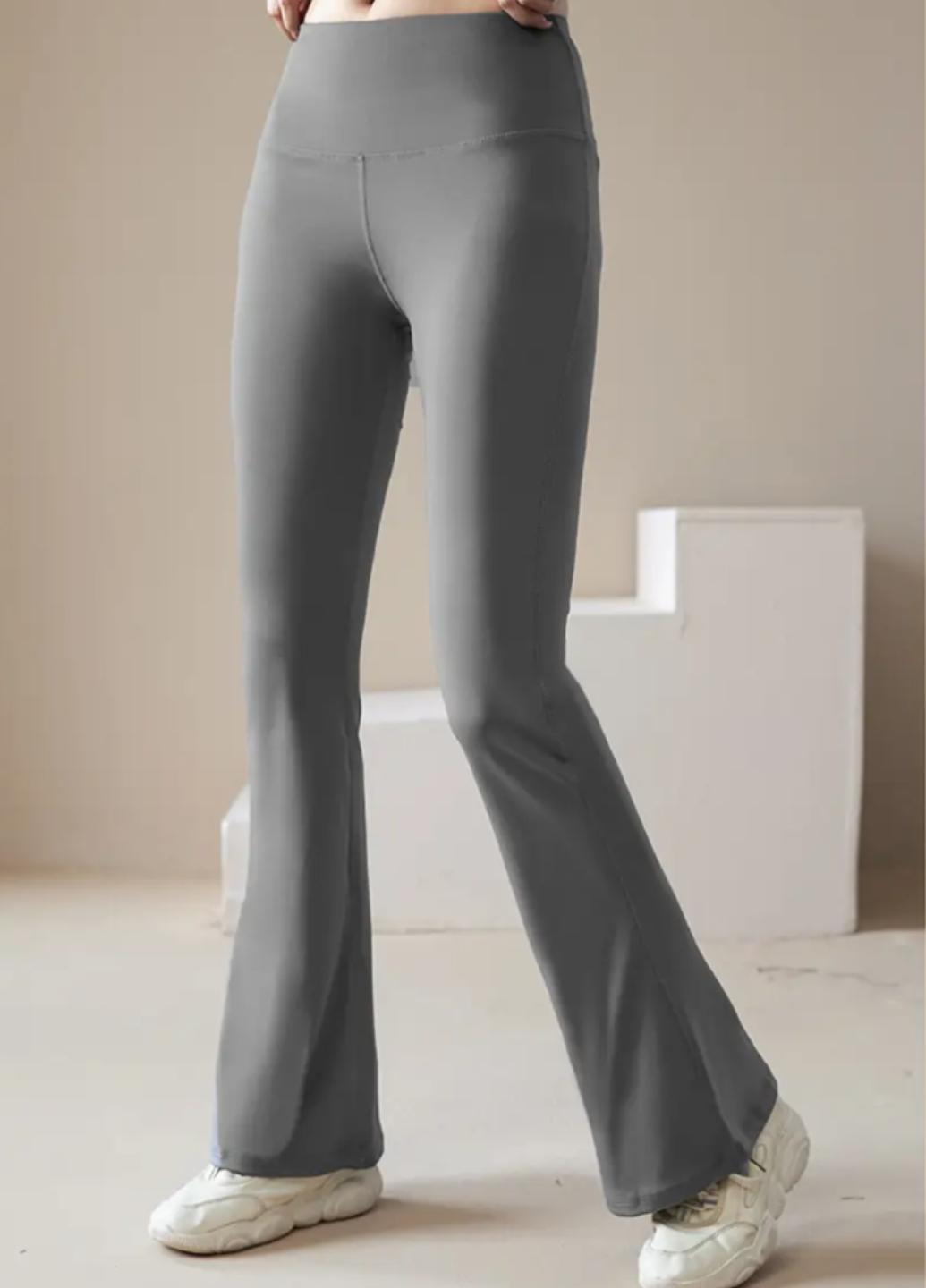 Леггинсы клеш женские спортивные Comfort Style C4 XL Серый (1853-46-01) - фото 4