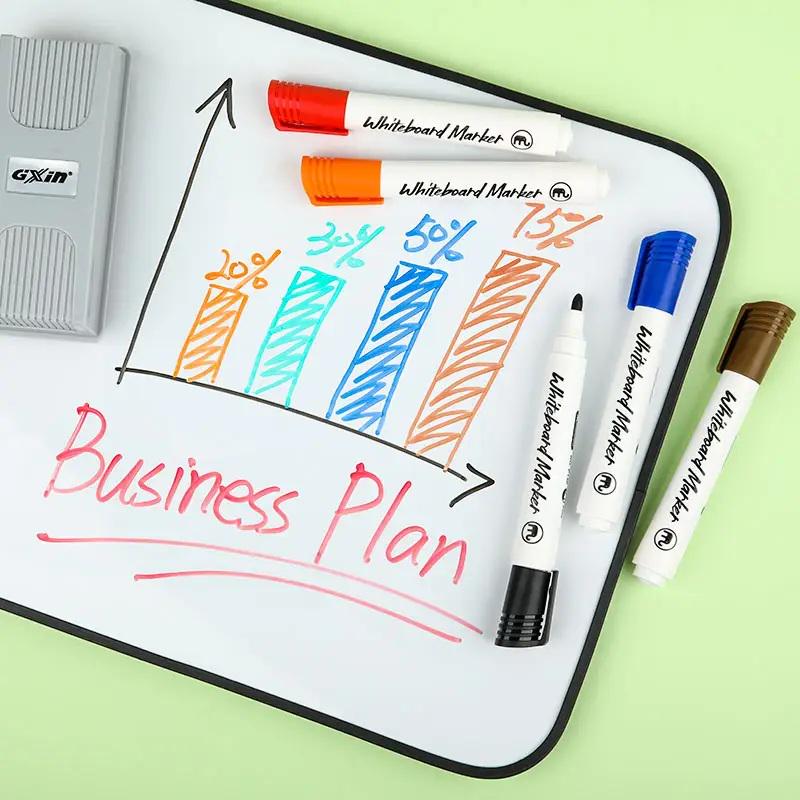 Набор цветных маркеров для маркерных досок легко стираются 12 шт. - фото 5 Набор цветных маркеров для маркерных досок легко стираются 12 шт. - фото 5