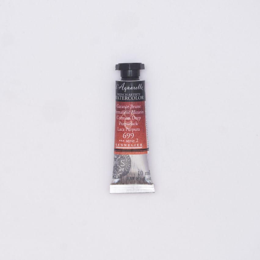 Акварель в тюбиках Sennelier L'Aquarelle S2 10 мл стойкий Ализарин/Темно-малиновый