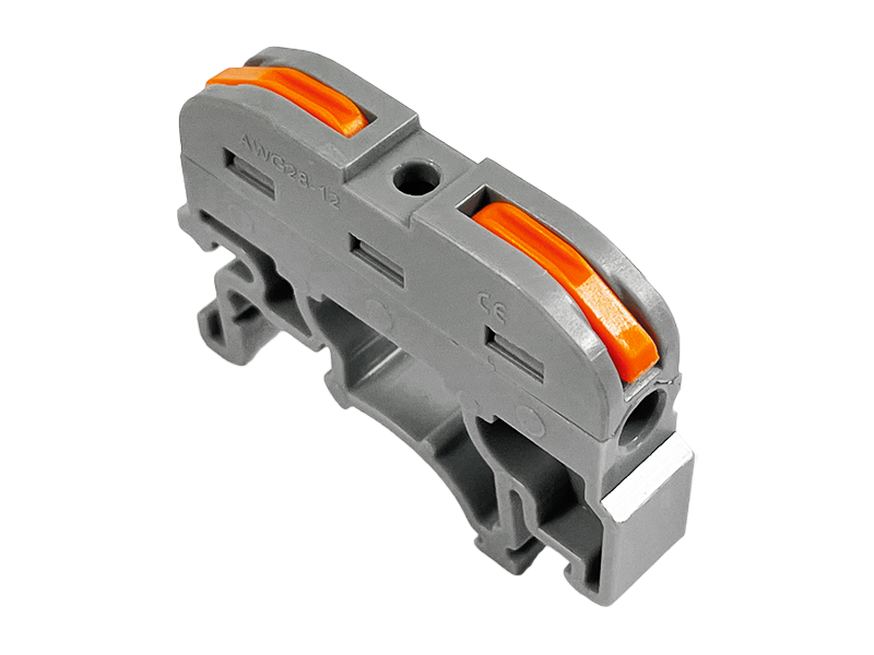 Клемма на DIN-рейку Lemanso LMA2604 1+1 контакт (9103)