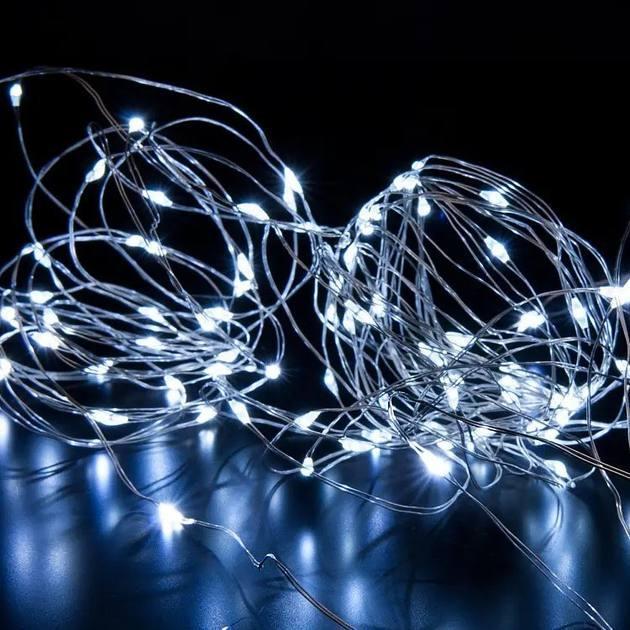 Гірлянда на батарейках Роса 5 м Білий (1056) - фото 7 Гірлянда на батарейках Роса 5 м Білий (1056) - фото 7