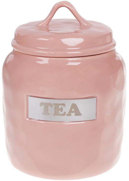 Банка фарфоровая Necollie Tea 1500 мл Розовый (BD-945-322)