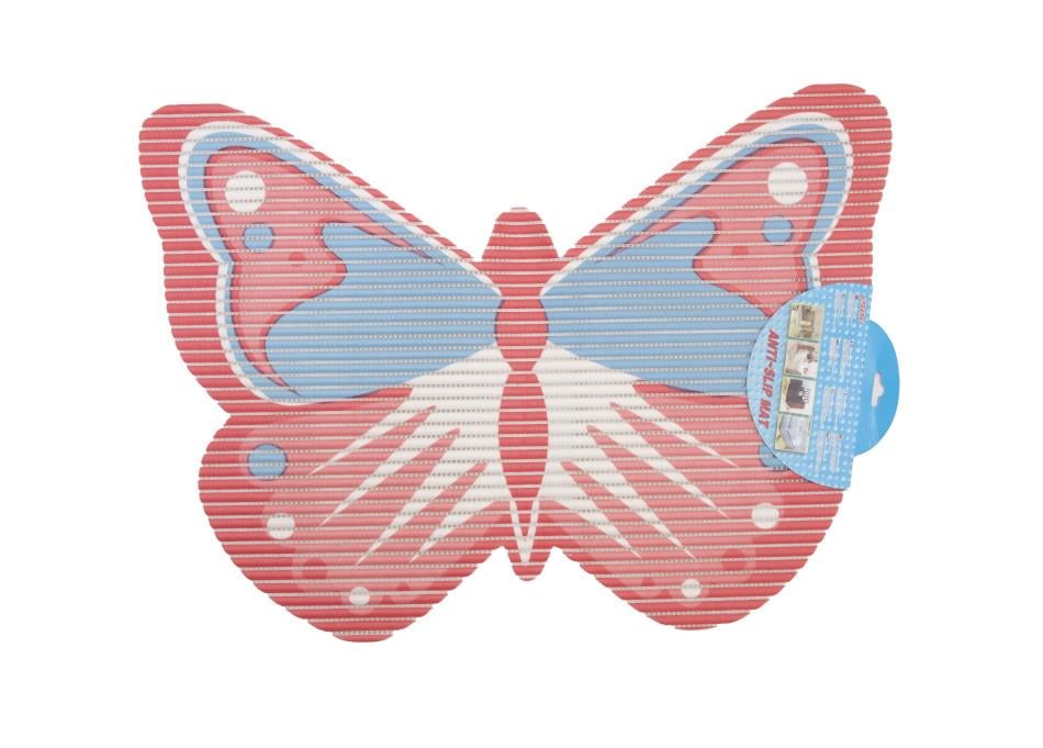 Коврик Kornel  KL-39 для ванной комнаты из ПВХ 64х35 см Красный