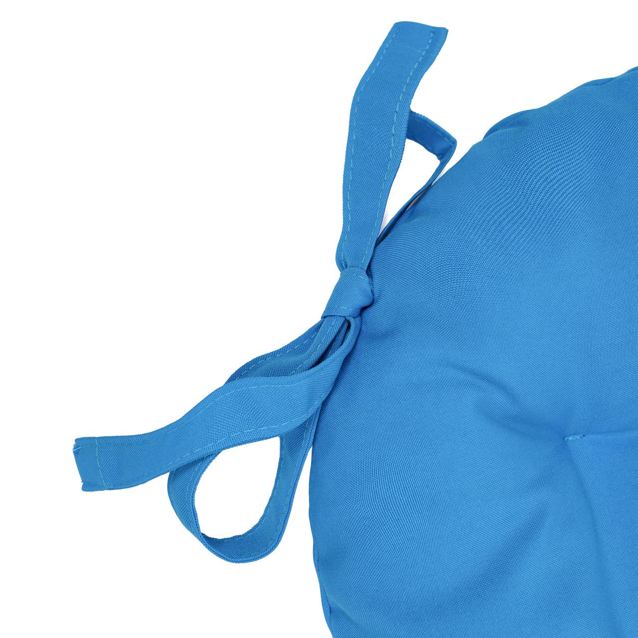 Подушка для стула/кресла/табурета 35х8 см Голубой (1787146622) - фото 3