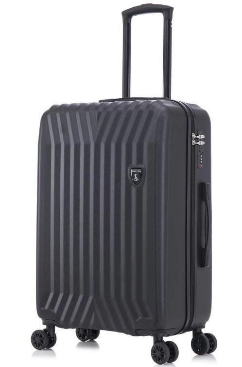 Чемодан SEMI LINE T5854-2 24" M Black (DAS303039)