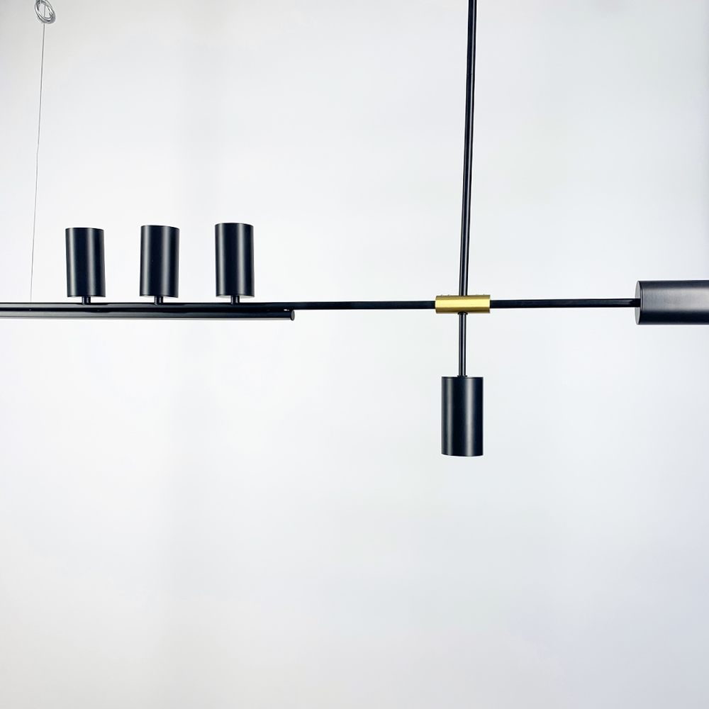 Люстра видовжена Attic із 5 чорними спотами Чорний (MBJ 3-1200 BK) - фото 6 Люстра видовжена Attic із 5 чорними спотами Чорний (MBJ 3-1200 BK) - фото 6