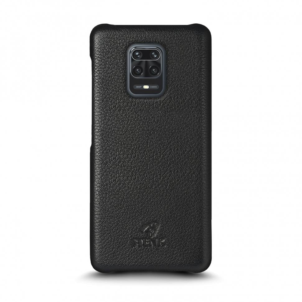 Кожаная накладка Stenk Cover для Xiaomi Redmi Note 9S Черный (69507)