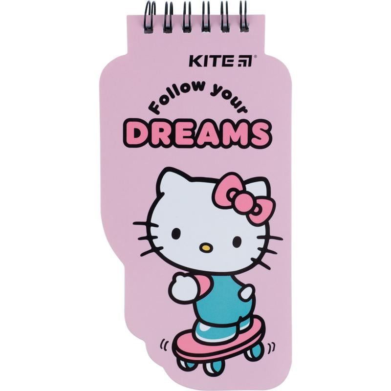 Блокнот на спирали Kite Hello Kitty 50 листов нелинованный (HK22-465)