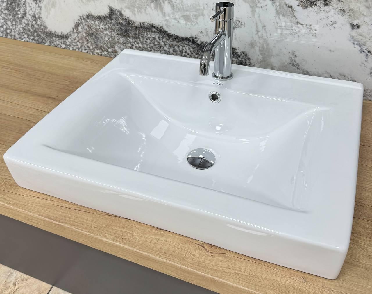 Умивальник VBI BAGNARA 70 врізний White (2958591593)