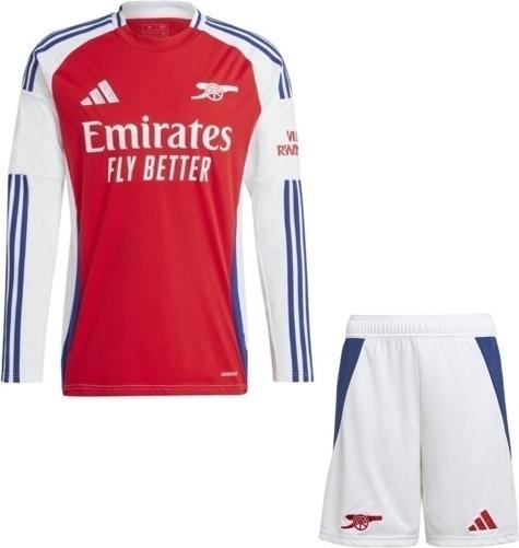 Футбольная форма детская с длинным рукавом Арсенал 2024-2025 домашняя 135-145 см Красно-синий (F0003)