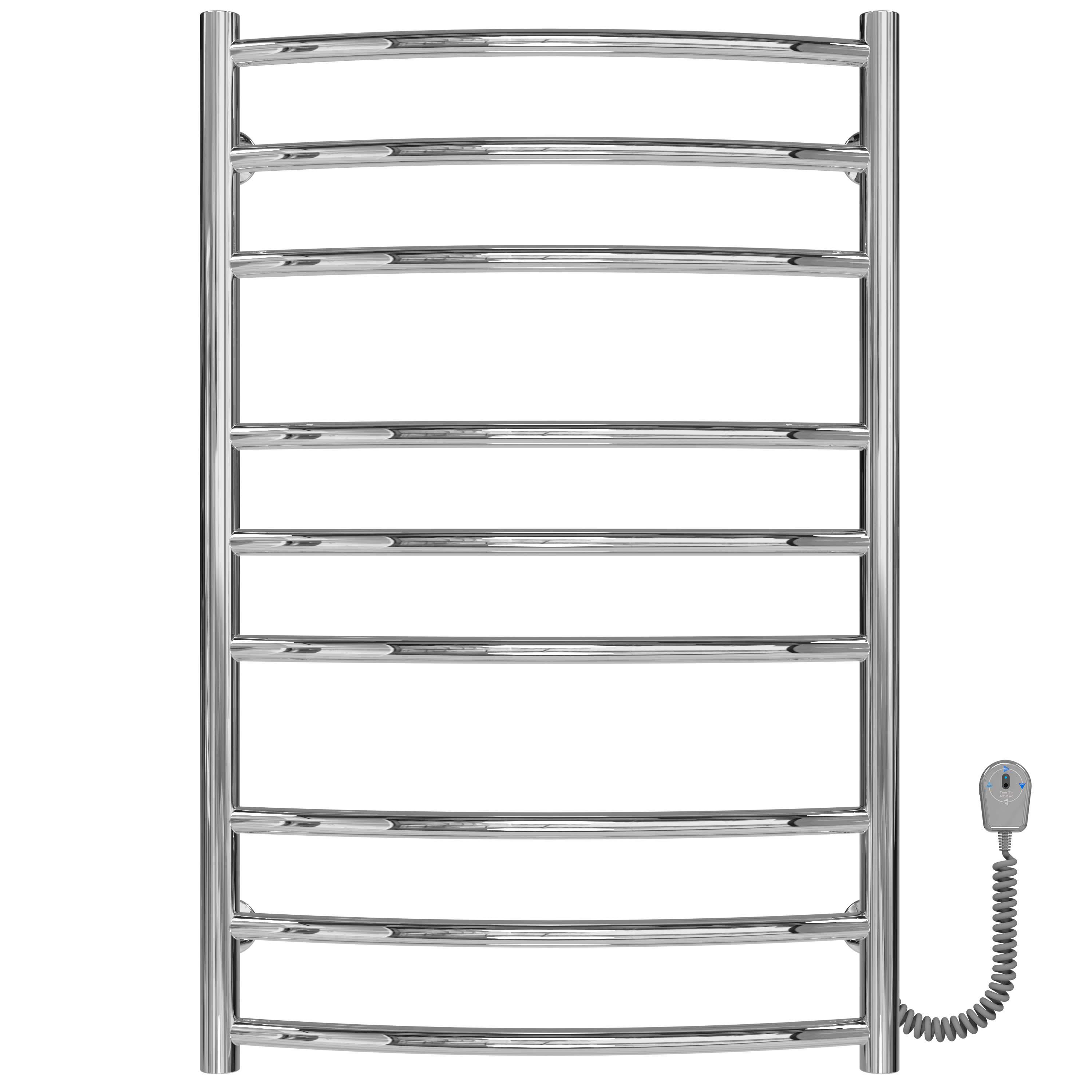 Полотенцесушитель электрический Deffi Классик Элит П9 EF16 правое подключение нержавеющая сталь 400х800 мм Хром (C.KE.80.40.9.ECR5)