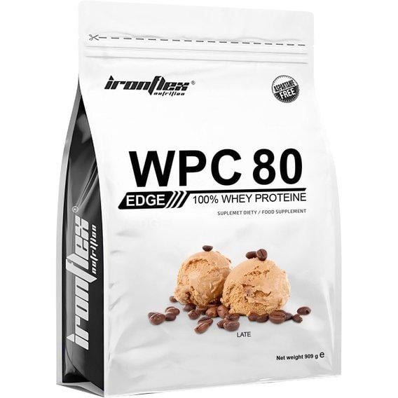 Протеин IronFlex WPC 80eu EDGE 900 г 30 порций Coffee Latte
