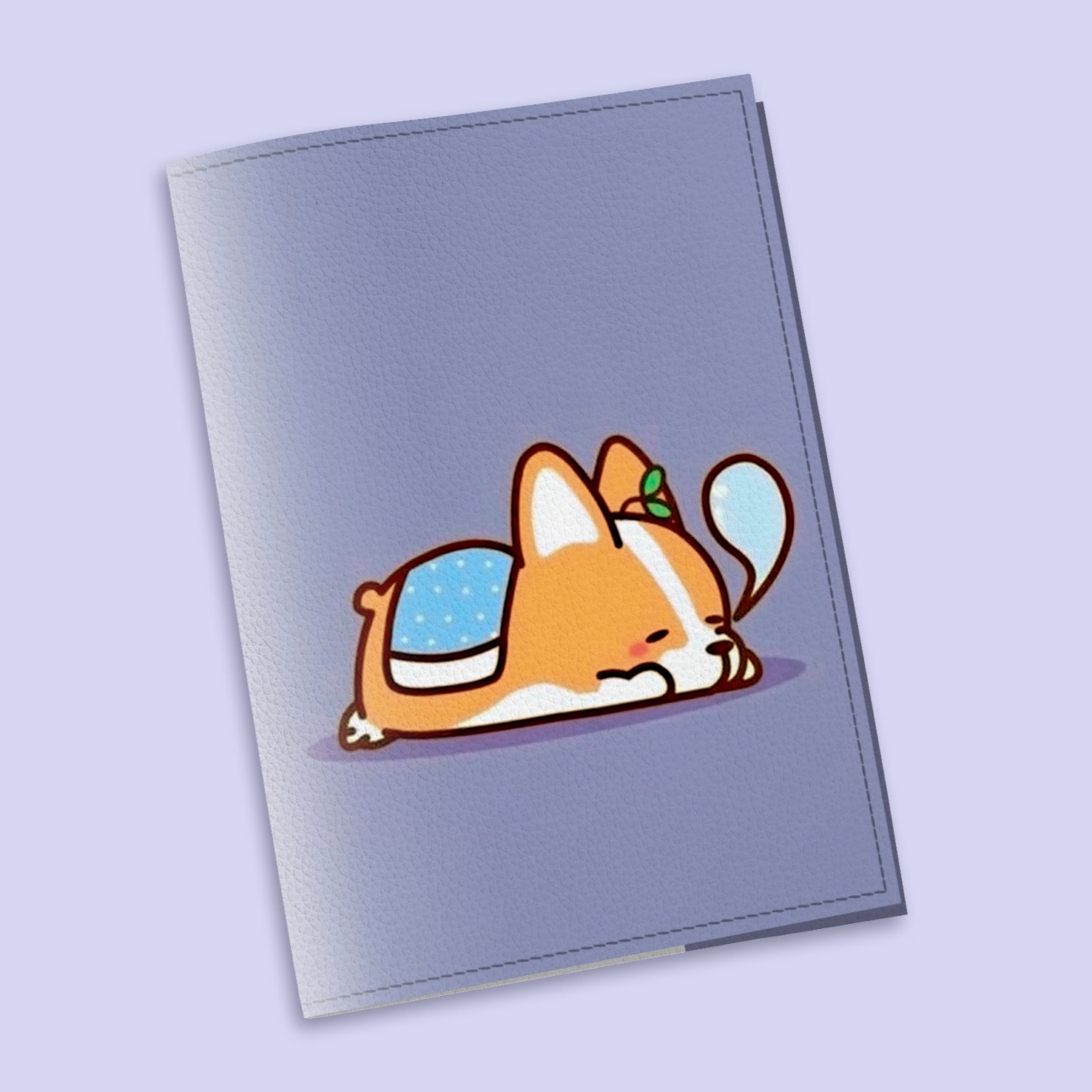 Обложка на паспорт Wall-style The cover Корги 9,6x13,3 см (912078)