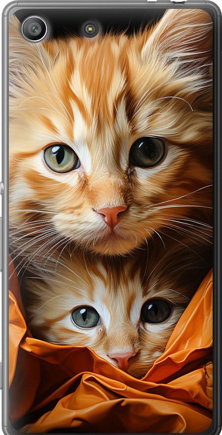 Чехол на Sony Xperia M5 E5633 Котики 2 (5664u-217-42517)