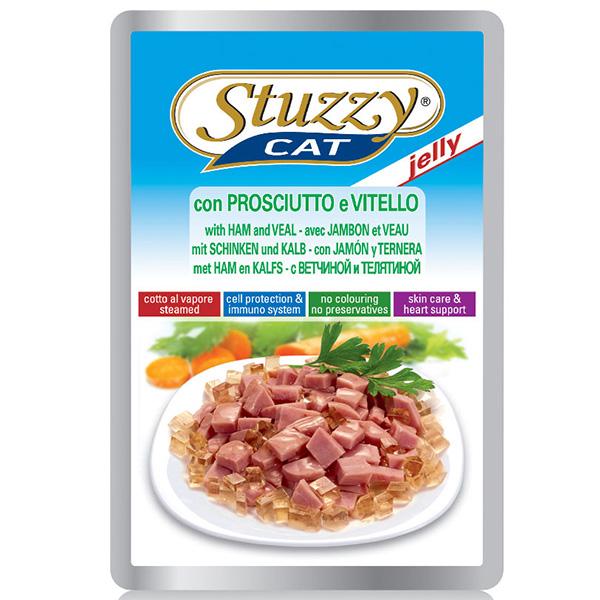 Корм вологий в желе для кішок Stuzzy Cat Ham Veal шинка телятина 100 г (1033073)