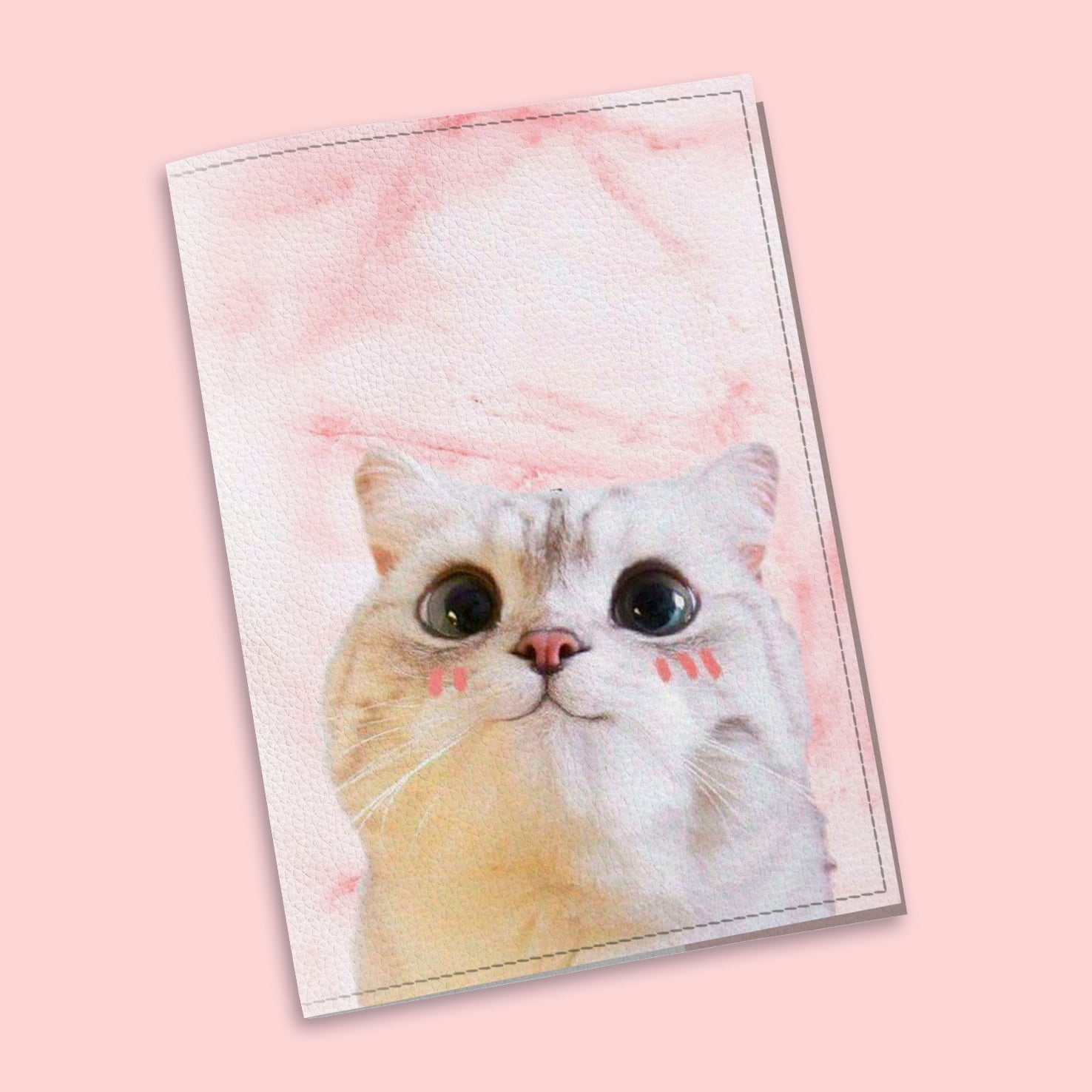 Обложка на паспорт Wall-style The cover Милый кот 9,6x13,3 см (912088)