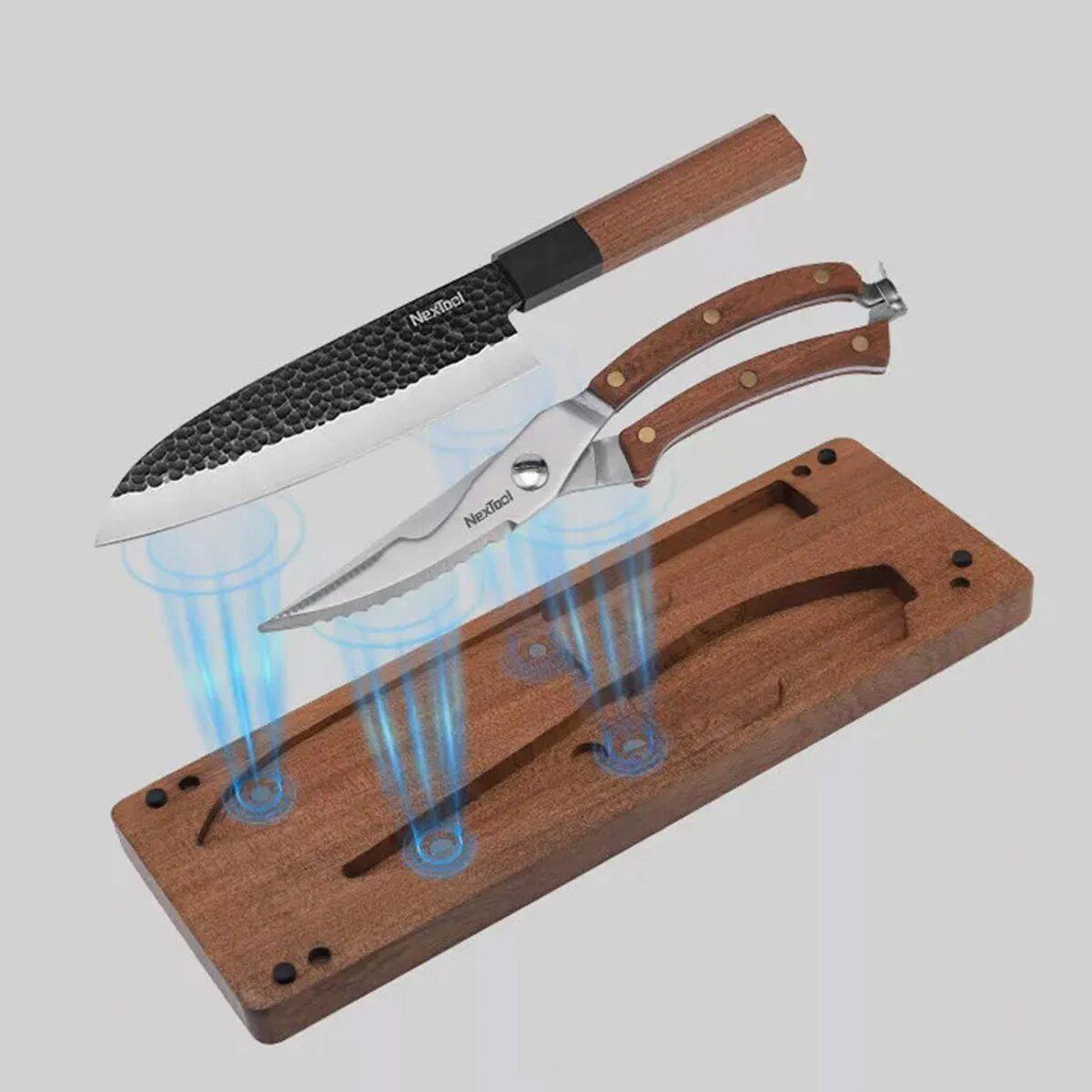 Набір ножів для кухні Nextool NE20171 Brown (NE20171) - фото 3 Набір ножів для кухні Nextool NE20171 Brown (NE20171) - фото 3
