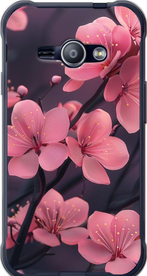 Чехол на Samsung Galaxy J1 Ace J110H Пурпурная сакура (6075t-215-42517)