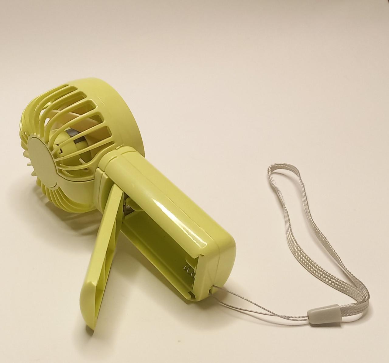 Вентилятор ручной от 2 батареек ААА Салатовый (WF17G) - фото 7 Вентилятор ручной от 2 батареек ААА Салатовый (WF17G) - фото 7