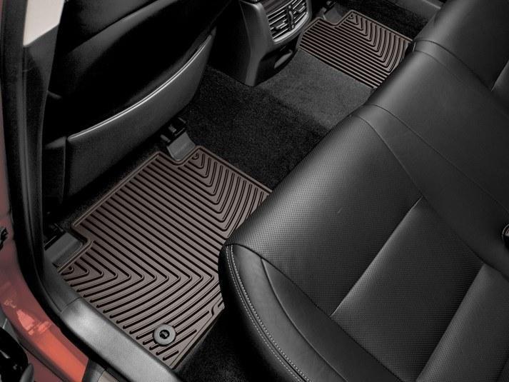 Килимки автомобільні задні гумові WeatherTech W280CO Lexus GS 2013 Коричневий (1185135594)