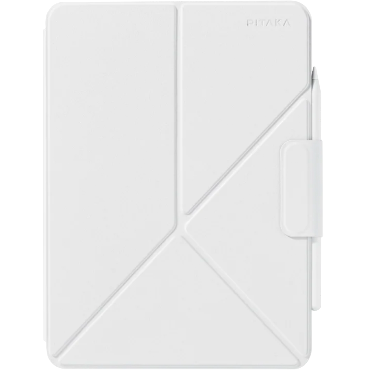 Чехол-книжка Pitaka MagEZ Case Folio 2 со складной крышкой для iPad Pro 12,9 5th Gen 2021 M1 2022 M2 White