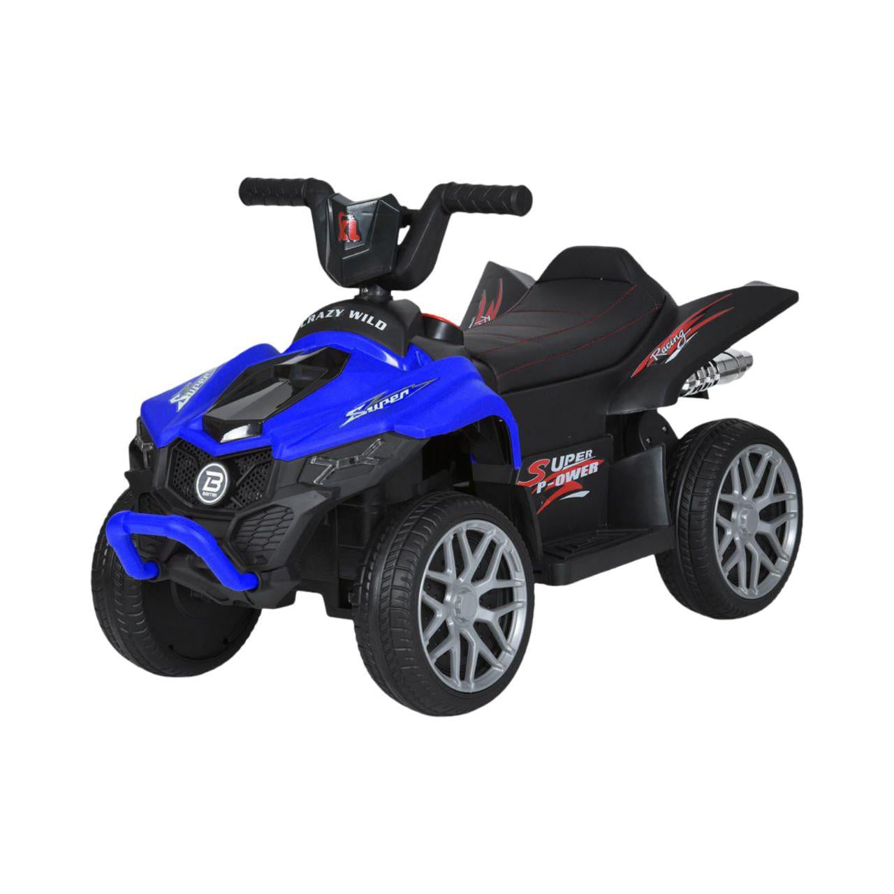 Детский квадроцикл Bambi Racer M 6181ELR-4 на 2 мотора/колеса EVA/кожаное сиденье Синий (33362558)