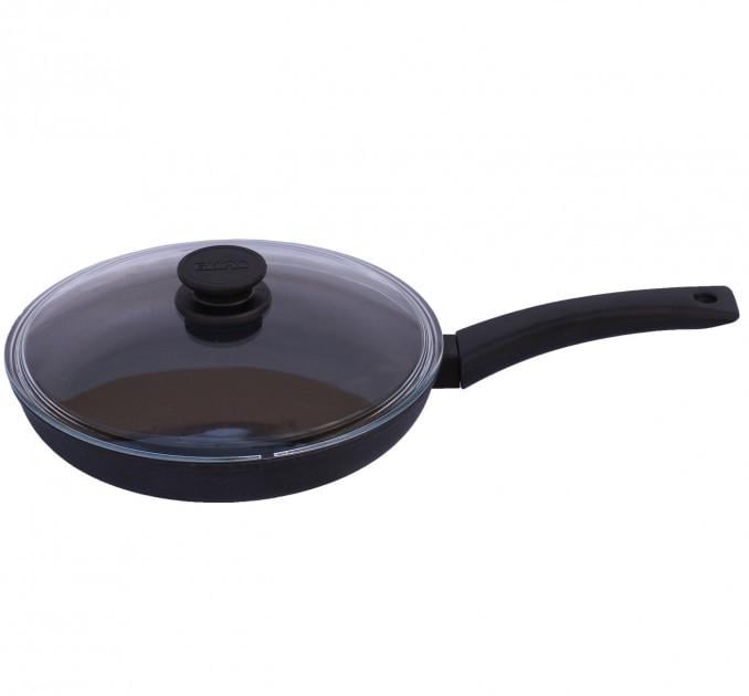 Сковорода с антипригарным покрытием с крышкой Биол Оптима 22 см (2204ПС)