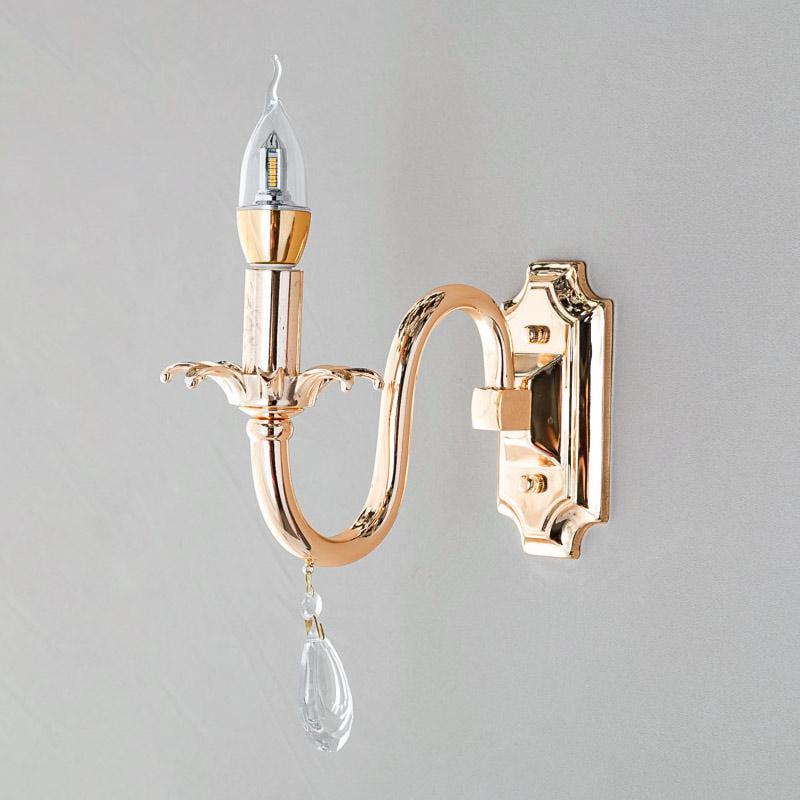 Бра настенное Light House ES-15870/1W Свеча Золото