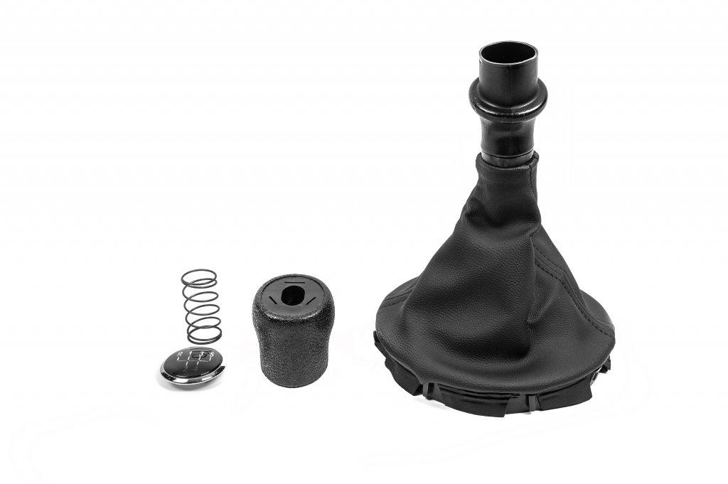 Чехол с ручкой КПП ABM для Volkswagen T5 Transporter 2003-2010 гг. кожзаменитель Черный
