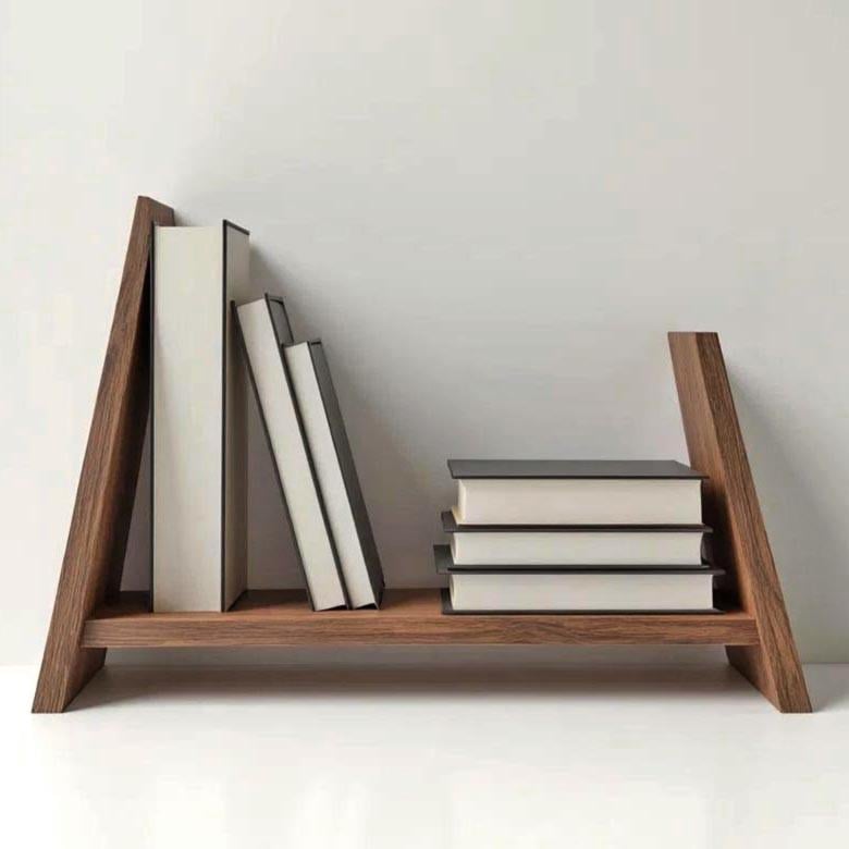 Полка книжная настольная из дерева Мелиния Корица (КПА-006333)