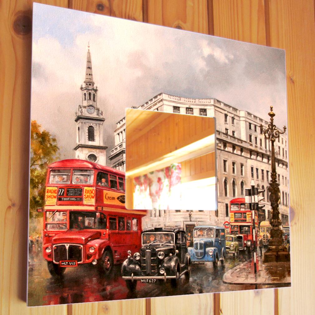 Дзеркало декоративне Старий Лондон 260х260 мм (M00549)