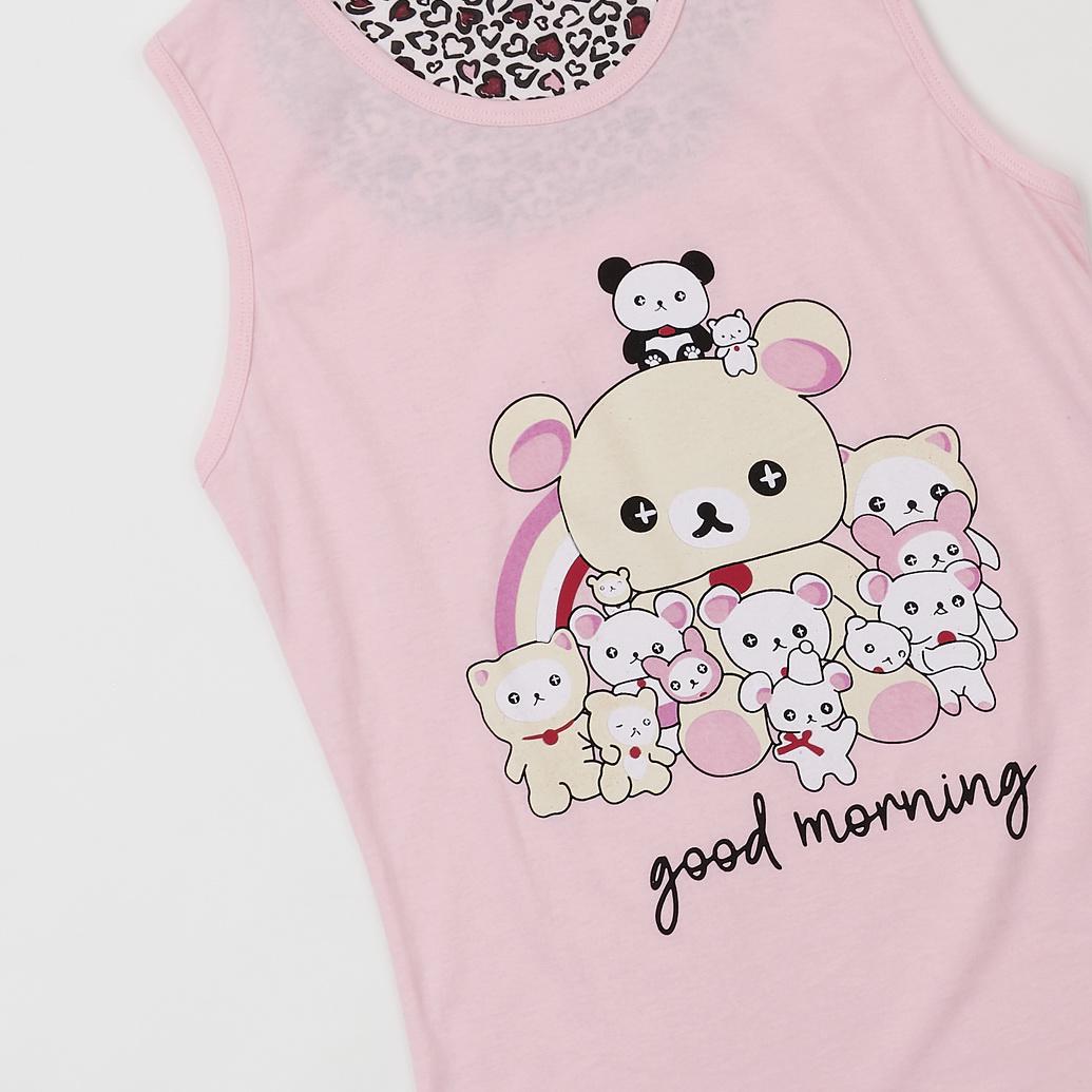 Пижама Marilynmod 8256x39 майка/шорты L Светло-розовый - фото 5 Пижама Marilynmod 8256x39 майка/шорты L Светло-розовый - фото 5