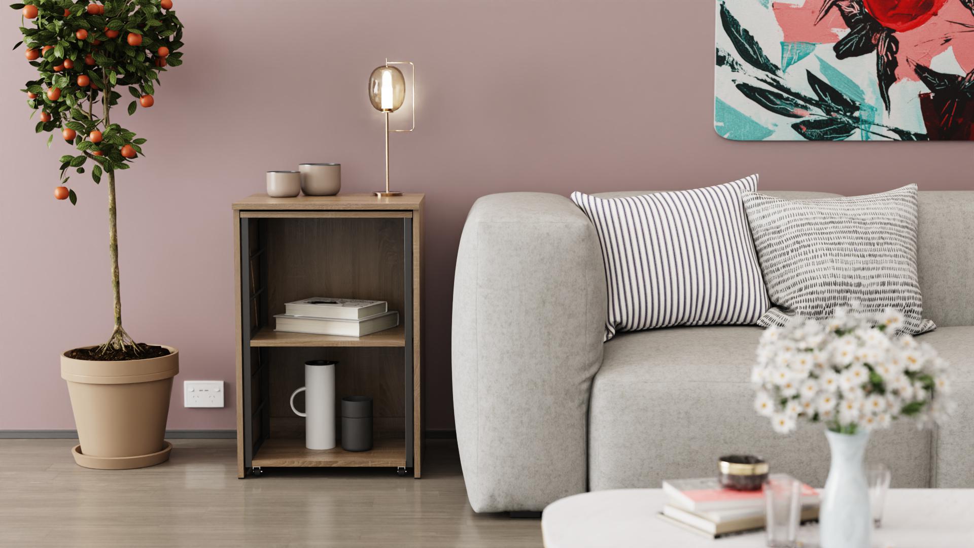 Стол-тумба трансформер Ferrum-decor Смарт 2/1 металл/ДСП 16 мм 750x1450x500 мм Черный/Сосная Кембра (FRD-105097) - фото 5 Стол-тумба трансформер Ferrum-decor Смарт 2/1 металл/ДСП 16 мм 750x1450x500 мм Черный/Сосная Кембра (FRD-105097) - фото 5