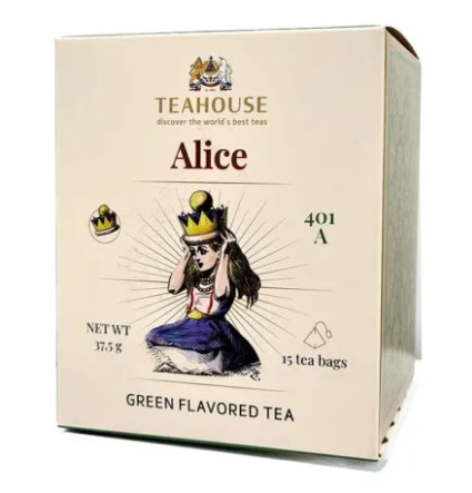 Чай пирамидки 401 Алиса в коробке 15х2,5 г (4820209845969) - фото 2 Чай пирамидки 401 Алиса в коробке 15х2,5 г (4820209845969) - фото 2
