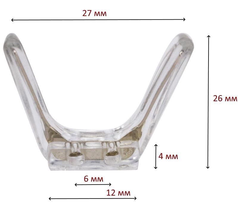 Носоупори для окулярів із металевою основою 1 шт. - фото 2