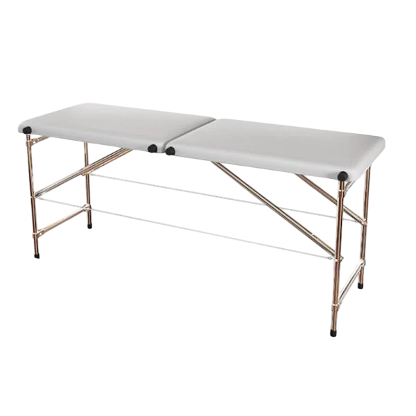 Стіл-кушетка масажний Стандарт Хром/Білий