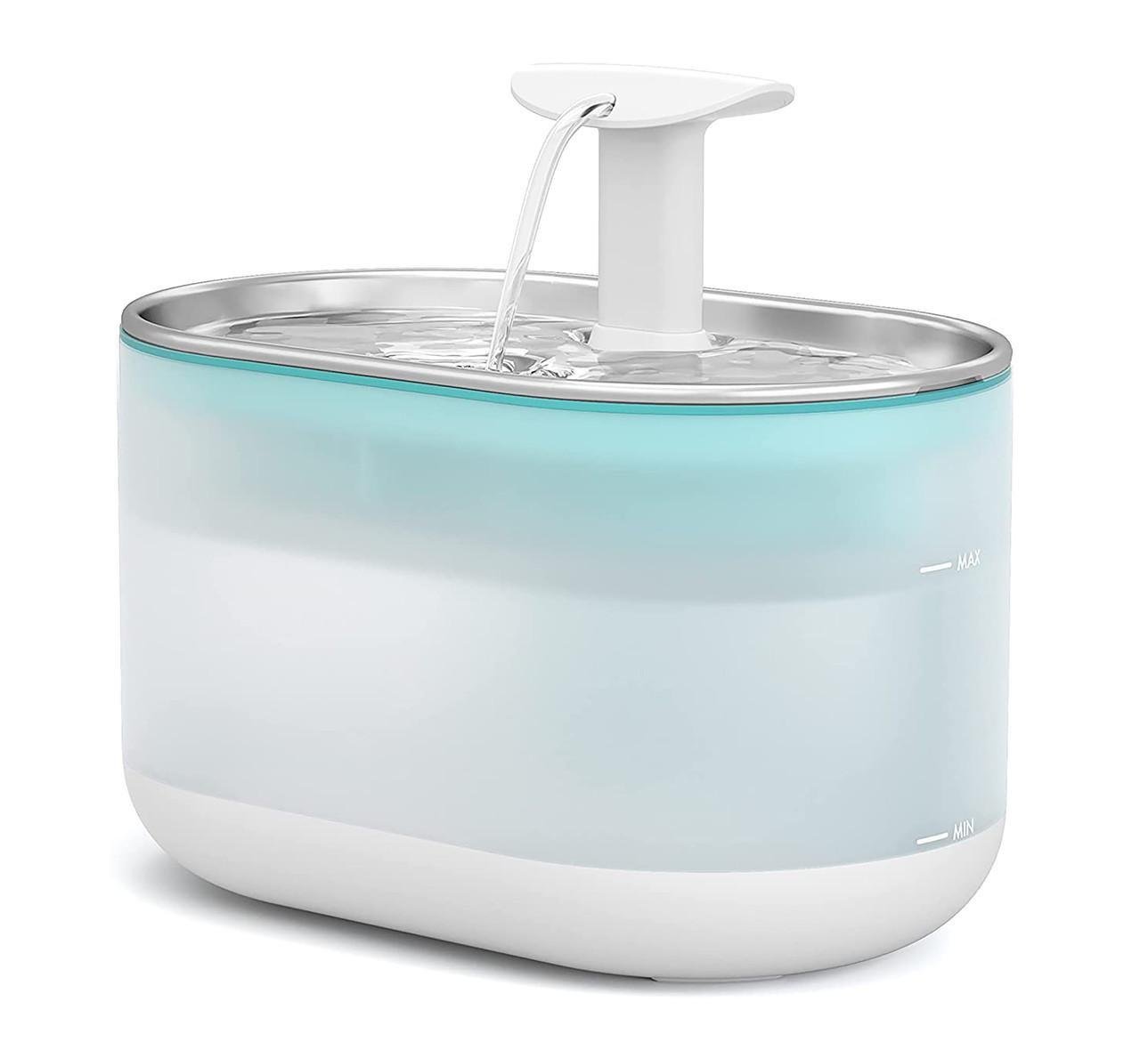 Поилка фонтан для кошек и собак PET PETRUST 2,1 л с фильтром Металлик (1710055600) Поилка фонтан для кошек и собак PET PETRUST 2,1 л с фильтром Металлик (1710055600)