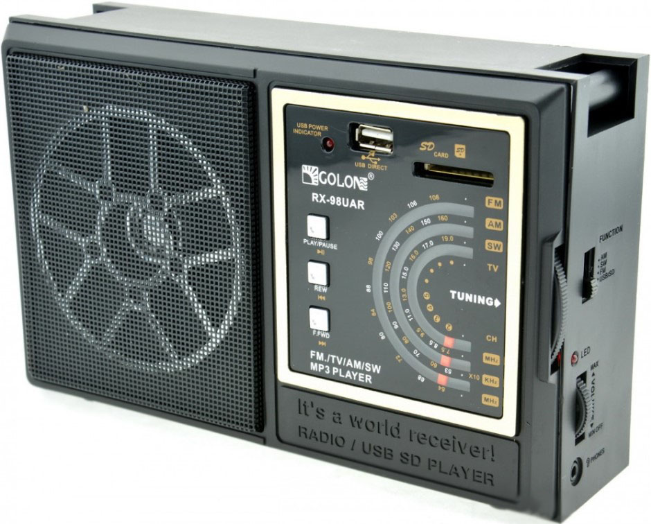 Радиоприёмник RX-98(UAR) USB/SD/FM Golon (AY27336)