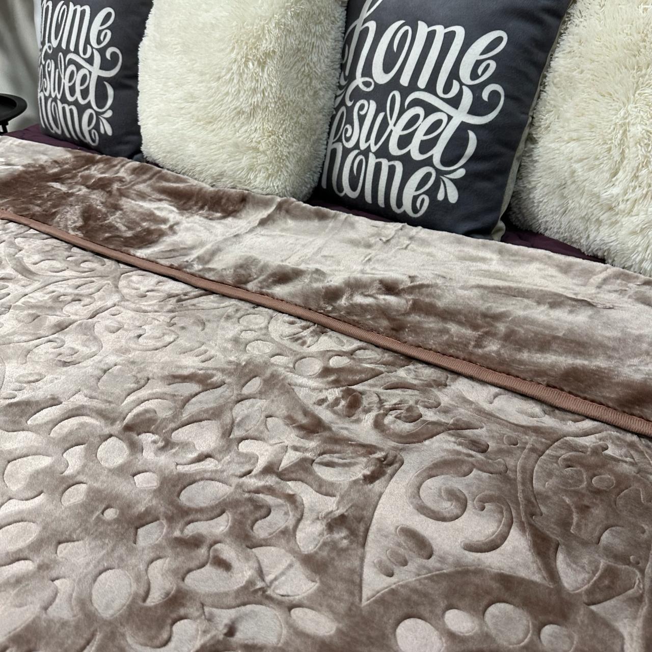 Покривало на ліжко акрилове 200x230 см Кавовий (P-акрил-13) - фото 9 Покривало на ліжко акрилове 200x230 см Кавовий (P-акрил-13) - фото 9