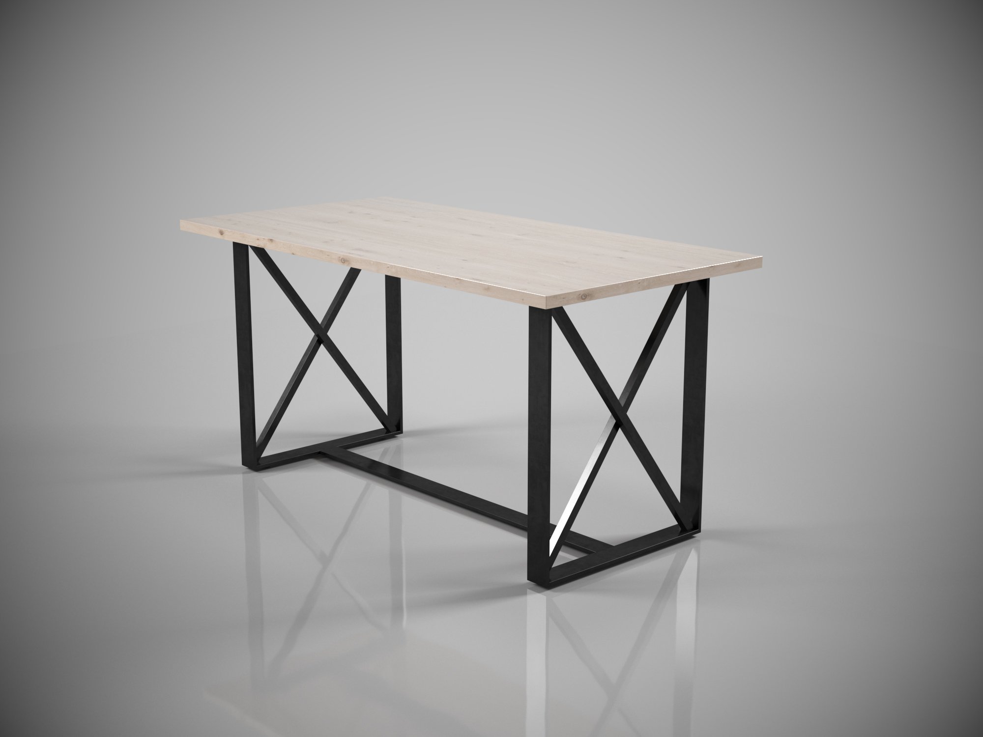 Стол Эна 1600Х800 Черный бархат/Аляска