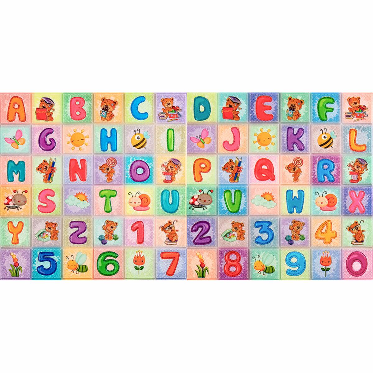 3D-панель самоклеящаяся 700х1400х4 мм Абетка 2 шт. (SW-00002352)