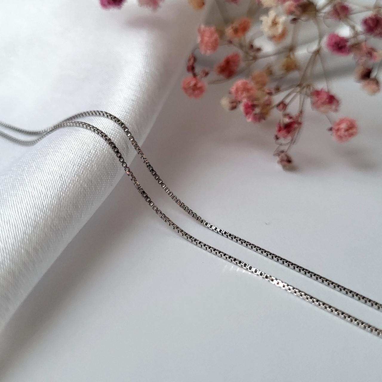 Цепочка серебро 40 см 925 пробы 1,60 г (ved58)