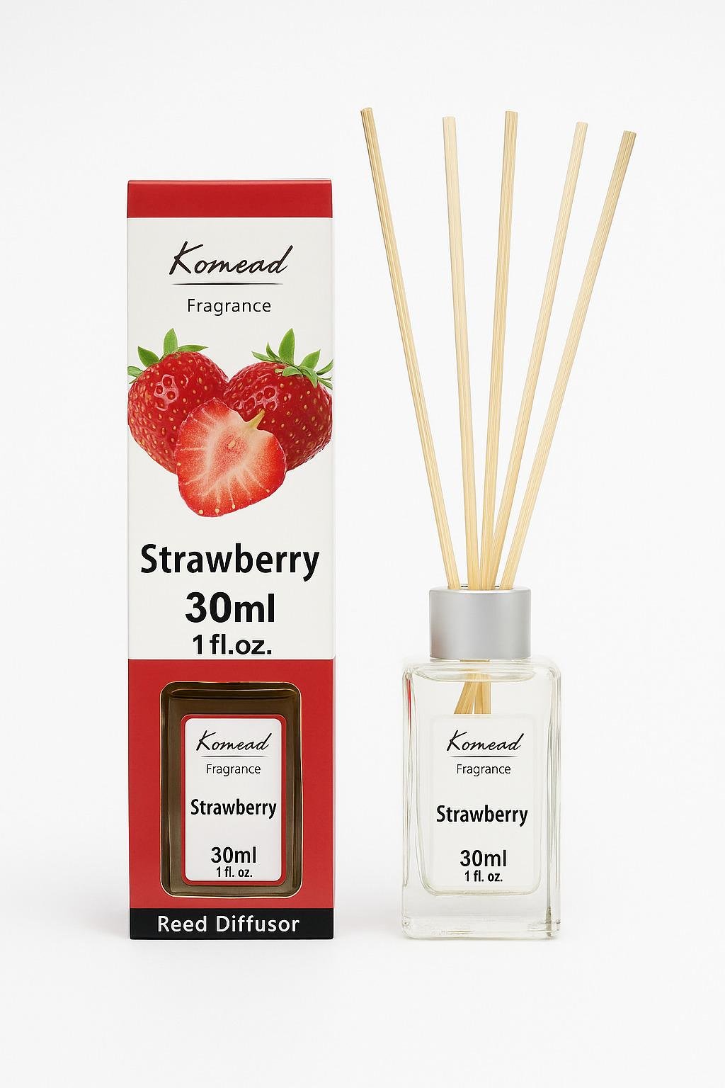 Аромадіфузор з паличками Strawberry 30 мл (R35152-6)