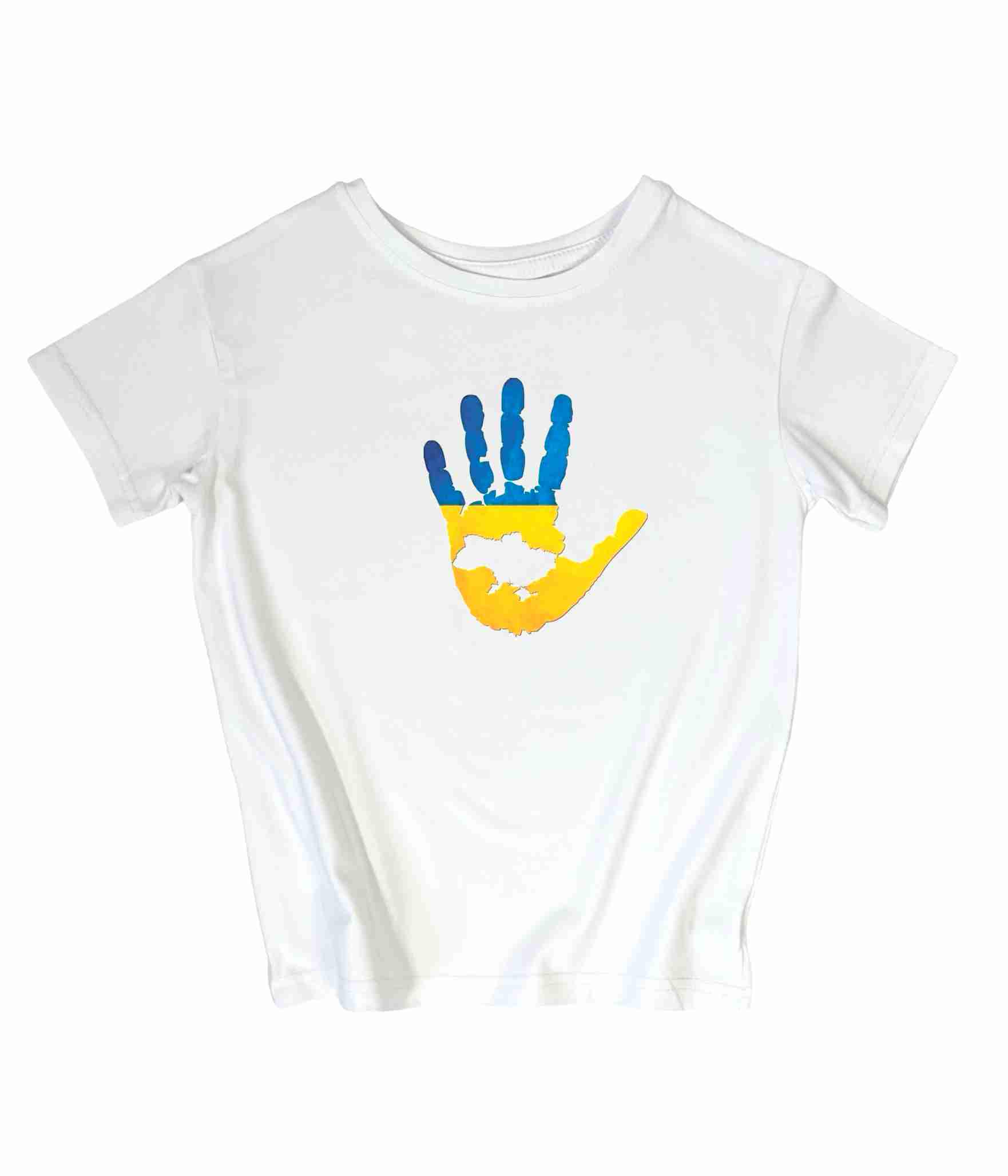 Футболка дитяча TM Spinogriz СПИ2024 Долоня 146 см см Білий (25553290)