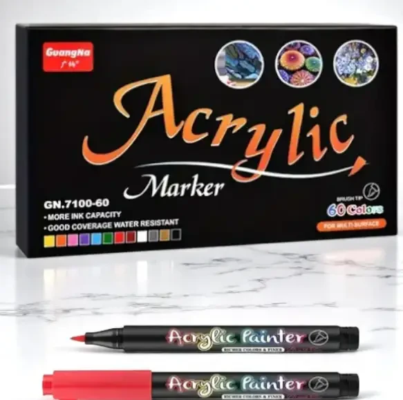 Маркери акрилові GuangNa GuangNa Acrylic Marker GN.7100 60 шт.